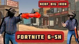 This NERF Revolver SAVED The WEST... (Nerf x Fortnite 6-SH Review)