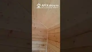 Строительство дома 4x4 м в Крыму на винограднике - Обзор внутри, AFIXstroy #дом #барнхаус #барн