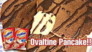 Ovaltine Pancake. Gawin mo sa bahay nyo. Napaka dali lang. #FTallday