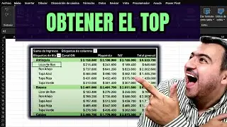 ¿Cómo Hacer un Top 10  en una Tabla Dinámica en Excel?