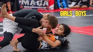 Little Girls Vs Boys Wrestling | New Grepling Jiu Jitsu | World Sports Club 
