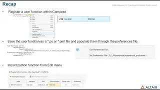 Using Compose or Python Functions Within HyperStudy