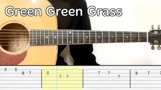 george ezra - green green grass (Easy Guitar Tutorial Tabs)