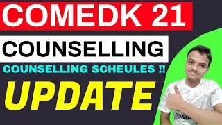 SCHEDULE 😱 | COMEDK 2021 Counselling | Expected Date | Latest Updates