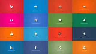 3D Social Icons Pack After Effects