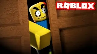 DON'T LET HIM IN! Surviving an Evil Killer in Roblox! (Roblox Story)