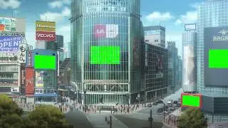 Mashima speech green screen 02. Lycoris Recoil.
