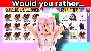 Adopt Me Would You Rather Challenge...