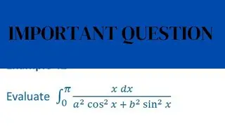 Important question of integration ch 7||  important question of definite integrals