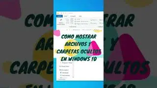Show hidden files and folders in Windows 10 