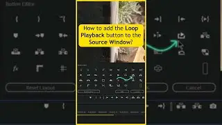 Loop Playback in Premiere Pro #premierepro #workflow #videoediting