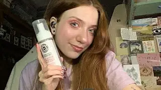 АСМР УХОД ЗА ТВОИМ ЛИЦОМ ПЕРЕД СНОМ 🎀🤍 ВИЗУАЛЬНЫЙ ТРИГГЕРЫ⚡️🎀🍃