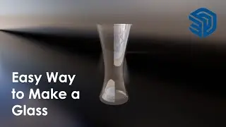 How to Make a Drinking Glass in Sketchup
