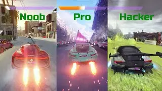Asphalt LegendsUnite Noob vs Pro vs Hacker. New cool music!👑🏆🔥