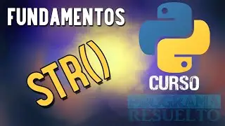 Función str() en Python | Cómo imprimir números y texto a la vez | CURSO DE PYTHON 2021 | #16