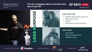 The Zen of logging. How to face the worst day of your life. (Eugene Safonov, Ukraine) [UA]