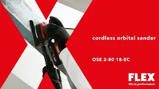 Experience the new generation of sanding with the OSE 2-80 18-EC cordless orbital sander!