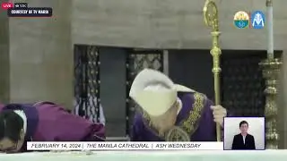 Ash Wednesday 2024 | Mass at the Manila Cathedral