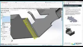 SolidWorks'de Sac Levha’ya Kenar Çekme