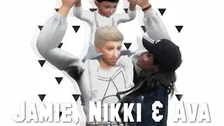 The Sims 4: Create A Sim | JAMIE, NIKKI & AVA + FULL CC LIST!