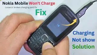 Nokia Mobile Won't Charge Fix / Nokia 105 Charging Not Show Solution