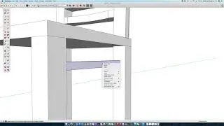 SketchUp oefening. Tekenen van een stoel.