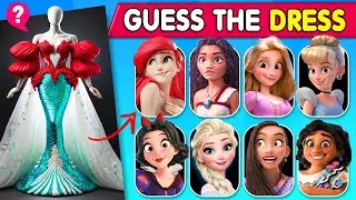 🔥 Guess the Character by Dress AI | Moana 2, Princess Disney Character Quiz, Disney Song