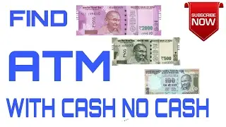 Find ATM with cash in your area easily