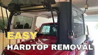 Homemade Jeep Wrangler Hardtop Removal #jeep