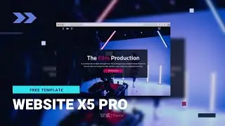 Filmmaking - WebSite X5 Pro Free Template