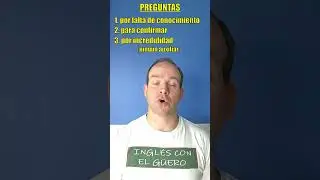 Cómo formar PREGUNTAS en inglés