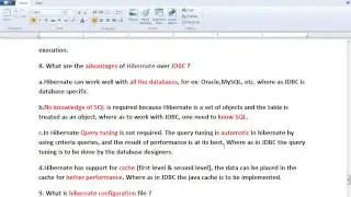 HIBERNATE TUTORIAL ADVANTAGES OF HIBERNATE OVER JDBC