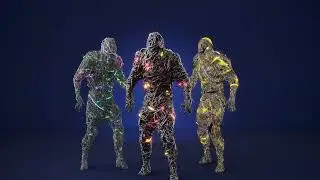 DarkLine Male, Unreal engine Character with epic skeleton, ultimate mat, lods and  BPs