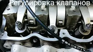 Регулировка клапанов Матиз 0.8. Метки ГРМ.