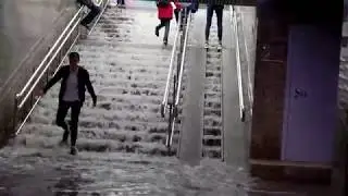 Ливень в Омске 28 июня 2018