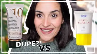 22€ vs 7€ | Catrice Ten!Sational 10 in 1 Primer vs Supergoop Glow Screen | Dupe?