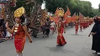 KARNAVAL SMP NEGERI 2 JATIROGO TUBAN MEMERIAHKAN HUT INDONESIA KE 79