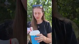 Делаю мороженое в СЛАШ-стакане