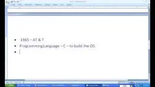 Introduction to Unix (2. Who developed Unix?)