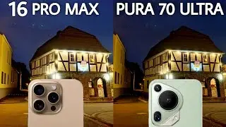 iPhone 16 Pro Max VS Huawei Pura 70 Ultra Camera Test