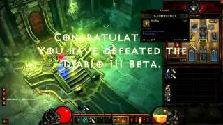 Diablo3 - варвар убивает Леорика с одного удара.avi