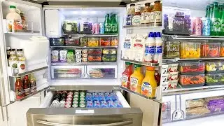ULTIMATE REFRIGERATOR ORGANIZATION | Satisfying Clean and Fridge Restock Organizing on A Budget