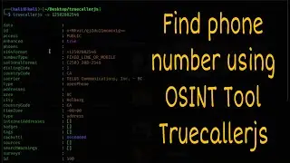 How to install OSINT tool Truecallerjs in Kali Linux