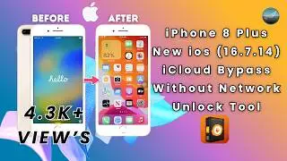 iPhone 8 Plus iCloud Bypass New iOS 16.7.14 🔓 Without Network | Unlock Tool 2026