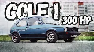FRONT DRIVE DRIFT! Turbo Golf 1 300hp