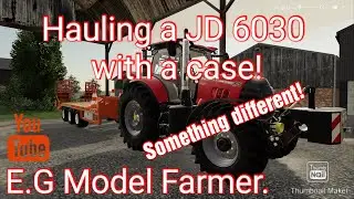 Hauling a John Deere with a Case! | Fs 19.