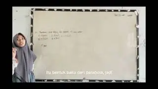 VIDEO PEMBELAJARAN MATEMATIKA TL LATIHAN SOAL NO 1 PARABOLA KELAS XII