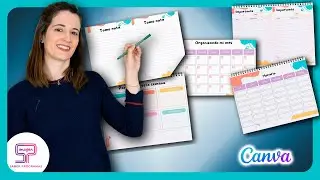 📅✅Cómo HACER un PLANIFICADOR en Canva [Tutorial paso a paso]