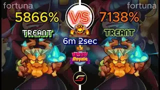 Max Treant vs. Max Treant -  Incredible Match - Rush Royale PvP