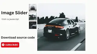 How to create Image Slider Using HTML CSS and JavaScript